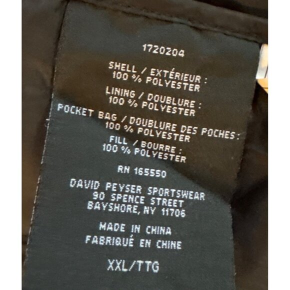 32° HEAT Puffer Jacket Mens XXL Hooded Black Coat Winter NWOT - Picture 7 of 9